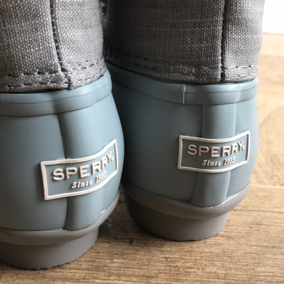 light blue sperry boots